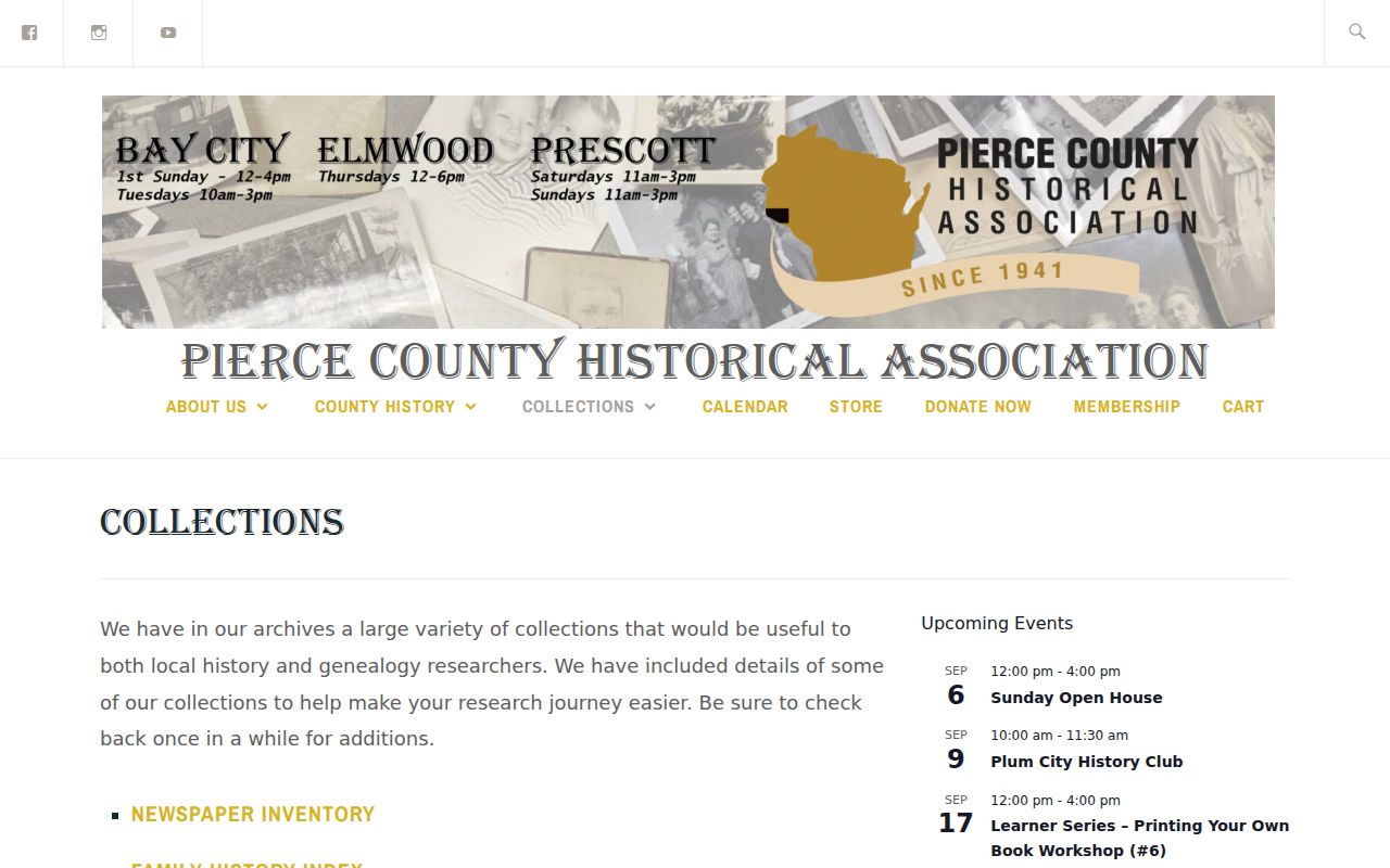 Pierce historical collections for Parkland city directory research