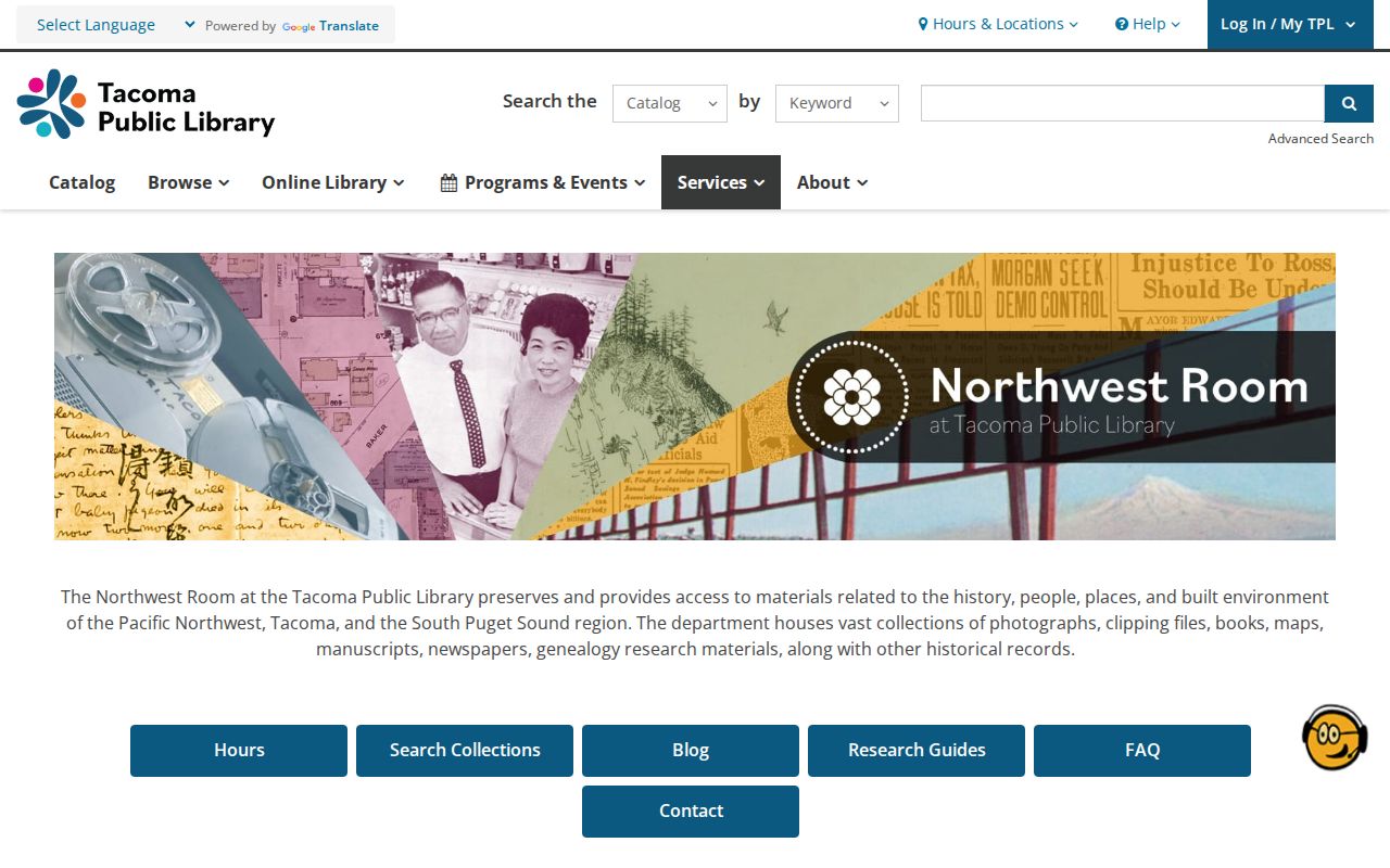 Parkland city directory research at Tacoma Northwest Room
